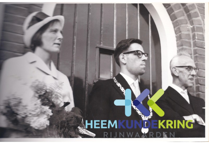 Pannerden Benoeming A.Havermans tot burgemeester in Pannerden 16-06-1963 (2)